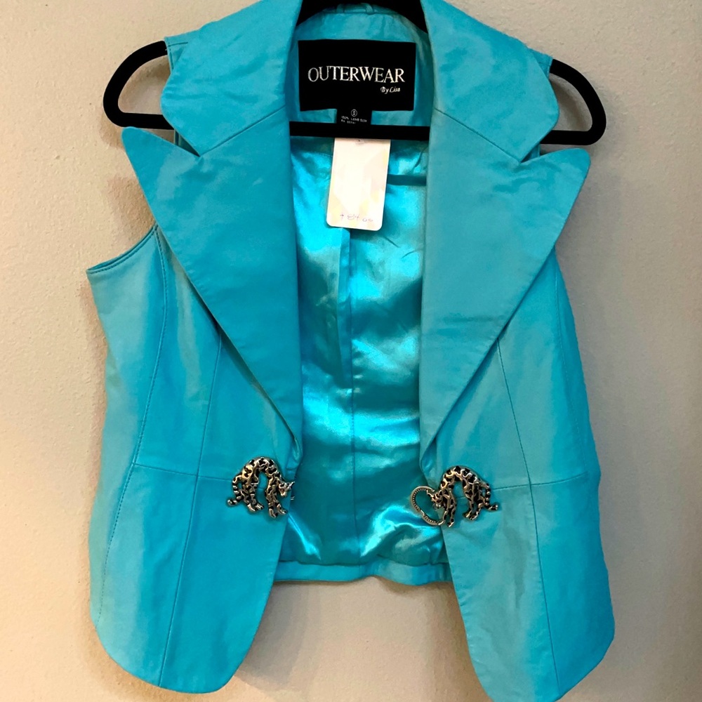 Leather vest